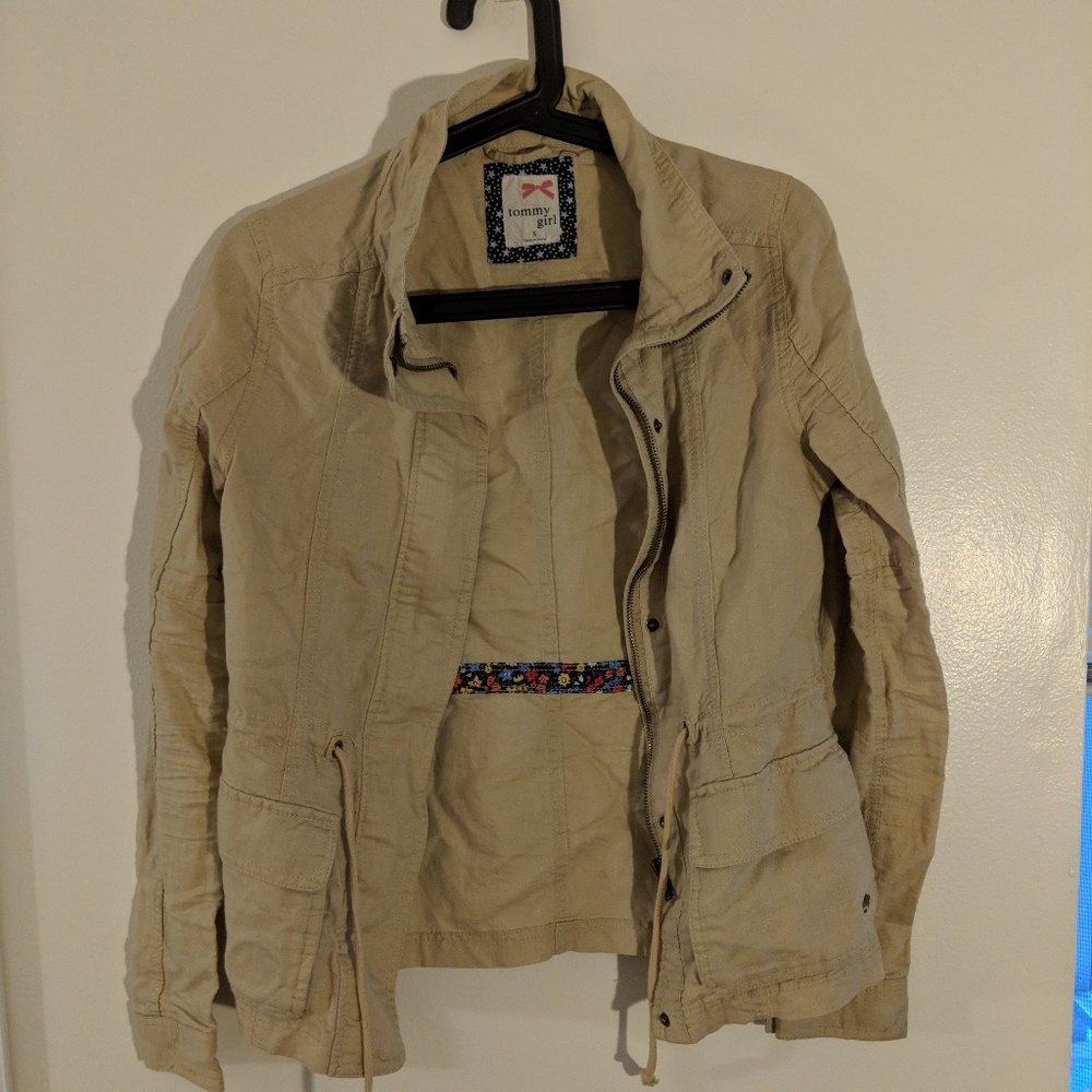 Tommy Hilfiger spring khaki jacket
